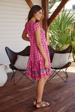 Load image into Gallery viewer, Tracey Dress - Raspberry Romance
