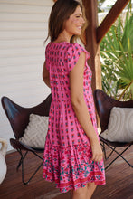 Load image into Gallery viewer, Tracey Dress - Raspberry Romance
