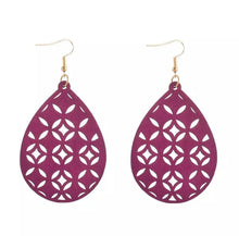 Load image into Gallery viewer, Tina Purple Earrings

