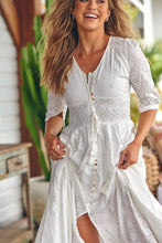 Load image into Gallery viewer, Indiana Maxi - Jasmine White Anglaise
