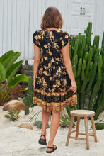 Load image into Gallery viewer, Tracey Dress - Starry Black &amp; Gold
