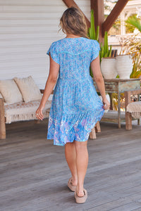 Tracey Dress - Pompeii Blue